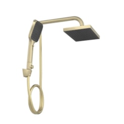 Chuveiro Quadrado De Parede Com Desviador Multijatos Flex Max Summer Gold Deca