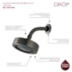 Chuveiro Redondo ABS Grafite Escovado Drop 12 cm - b5eb653f-289a-4ef8-9b44-471cec98b476
