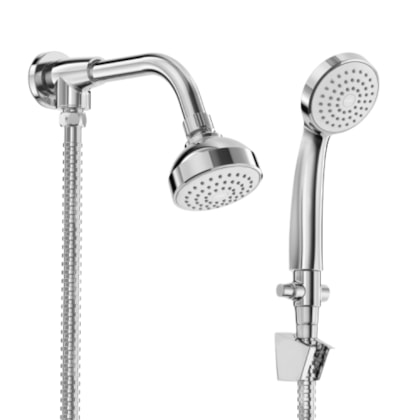 Chuveiro Redondo Com Ducha Smart Cromado Celite 15x26,9x8cm