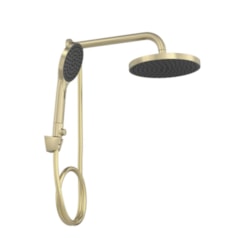 Chuveiro Redondo De Parede Com Desviador Multijatos Flex Max Summer Gold Deca