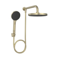 Chuveiro Redondo De Parede Com Desviador Multijatos Flex Max Summer Gold Deca