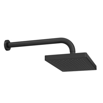 Chuveiro Retangular de Parede Flex Max Black Matte Deca