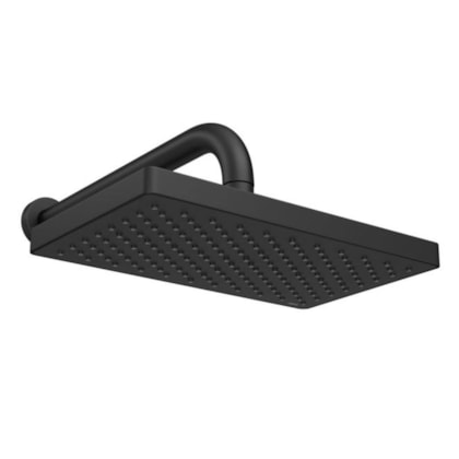 Chuveiro Retangular de Parede Flex Max Black Matte Deca