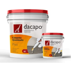 Cimento Queimado Em Pó Para Parede Concreto Suave Dacapo 4kg