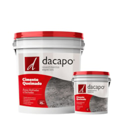 Cimento Queimado Para Fachadas Barbante Dacapo 25kg