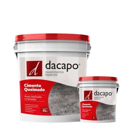 Cimento Queimado Para Fachadas Barbante Dacapo 25kg - Imagem principal - 652d66a4-31ef-4f52-8c0e-c7b97113b58f