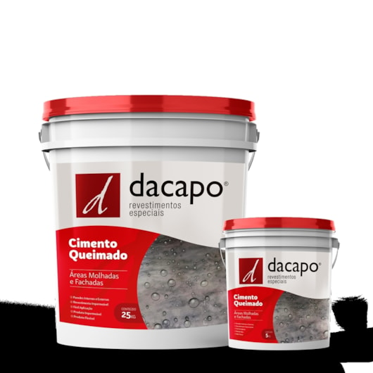 Cimento Queimado Para Fachadas Chumbo Dacapo 5kg - Imagem principal - 277e86e7-aab2-44d7-abcb-26fa5794f6ce