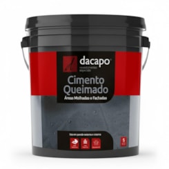 Cimento Queimado Para Fachadas Névoa Dacapo 5kg