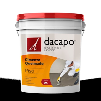 Cimento Queimado Para Piso Chumbo Dacapo 20kg