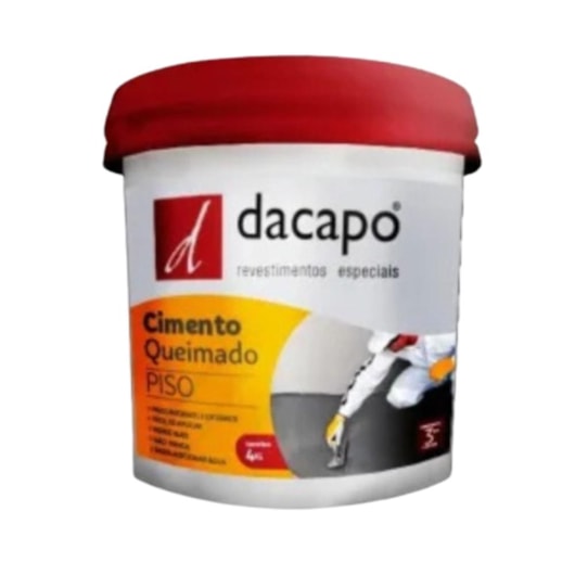 Cimento Queimado Para Piso Off White Dacapo 4Kg - Imagem principal - 163e8615-79ad-42af-8bc0-5a117519e7f0
