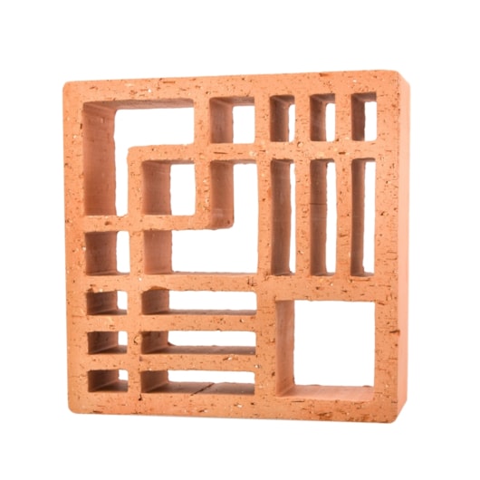 Cobogó Manufatti Argila Tasmania Natural 26x26cm - Imagem principal - a28a19f9-9764-4605-8167-21a831940195