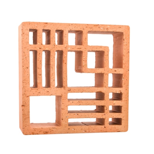 Cobogó Manufatti Argila Tasmania Natural 26x26cm - Imagem principal - 136bae4e-2a60-442e-acd4-e903c649dcd2