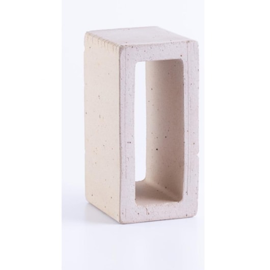 Cobogó Manufatti Porcelana Polígono Cinza Quente 9x18,5cm - Imagem principal - 7fb64779-db0e-4796-9c65-ed2046c70c8e