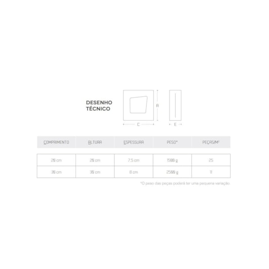 Cobogó Manufatti Quadrado Branco Brilhante 20x20cm - Imagem principal - 58f82f6a-00ed-4f52-a49e-1c2ce956c52a