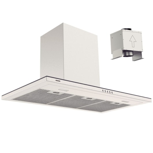 Coifa de Parede Slim Wall 90 Split em Aço Inox com Acabamento Scotch Brite 220V Tramontina - Imagem principal - 8dbed4e6-8904-4456-9723-a8ba4f038f38