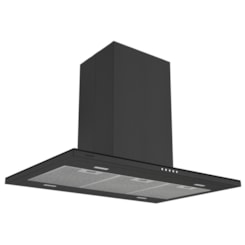 Coifa Slim Isla 90 em Aço Inox com Acabamento Black Steel 220V Tramontina