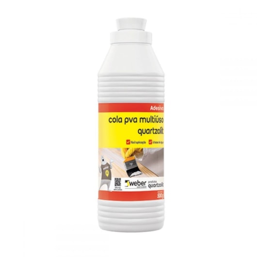 Cola Pva Multiuso 500g Quartzolit - Imagem principal - da4bbc50-74bf-4c87-a20b-2006570f12a2