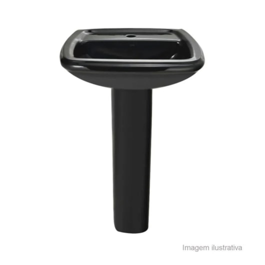 Coluna Para Lavatório Fit Preto Celite - Imagem principal - be419bae-8daf-40d7-ba84-deb59c98ad6e