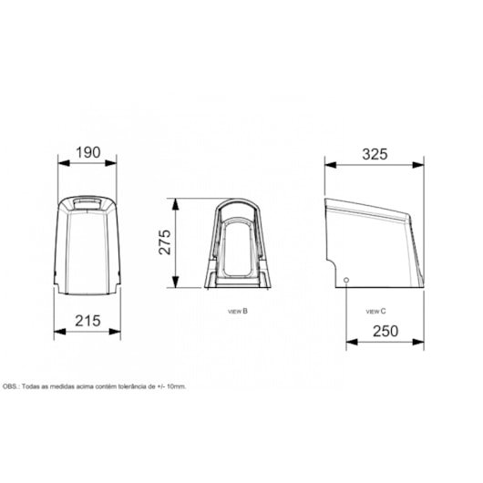 Coluna Suspensa Para Lavatório Thema Branco Incepa - Imagem principal - 4445b8ae-55fb-4b9f-b3f6-cc3228b0f57d