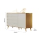 Cômoda Infantil Com Fraldário Grand Lorena Com Bétula Off White Carolina Baby - c5f98e18-48f1-43f3-ac06-d29d3424f9f5