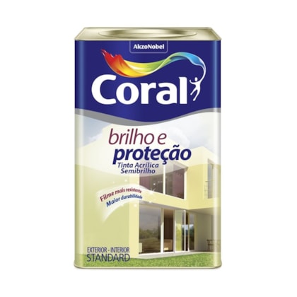 Complemento Parede Brilho Para Tinta Brilhante Transparente 18l Coral