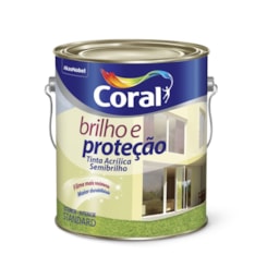 Complemento Parede Brilho Para Tinta Brilhante Transparente 3.6l Coral