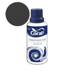 Complemento Parede Corante Preto 50ml Coral