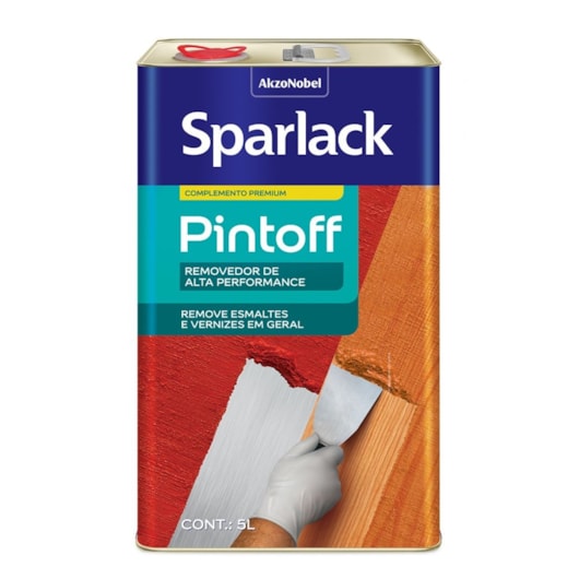 Complemento Verniz Pintoff Transparente 1l Sparlack Coral - Imagem principal - b6589ef9-330a-4651-8d2a-7d1cc6bf2784