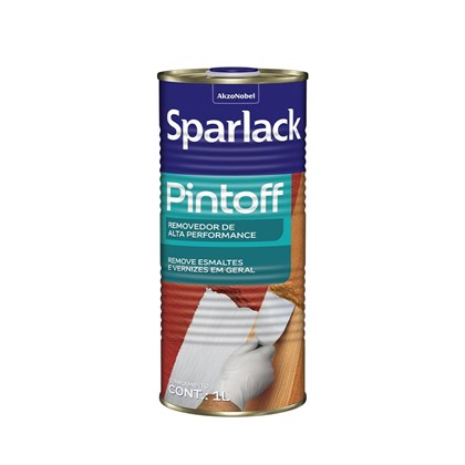 Complemento Verniz Pintoff Transparente 1l Sparlack Coral