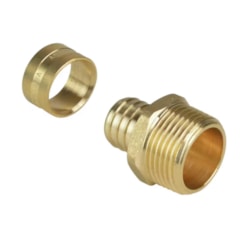 Conector De Transição Macho Pex Amanco 16x1/2mm