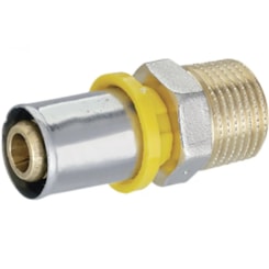 Conector De Transição Para Gás Macho  Amanco Dn 32x1 