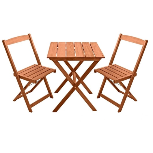 Conjunto De Mesa Quadrada Com 2 Cadeiras Orquídea Metalnew - Imagem principal - e71151a6-517b-4d89-a410-f42d6ea6a094