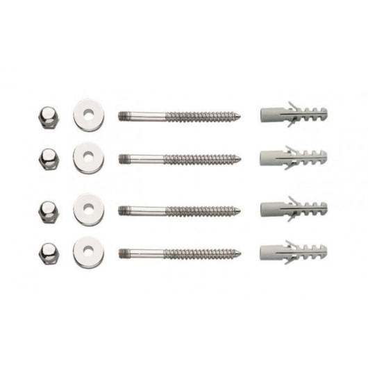 Conjunto De Parafusos Fixação Para Tanque Tq.01 Deca Cromado - Imagem principal - 85d5fad6-bab8-4240-9680-7b57f4dfddde
