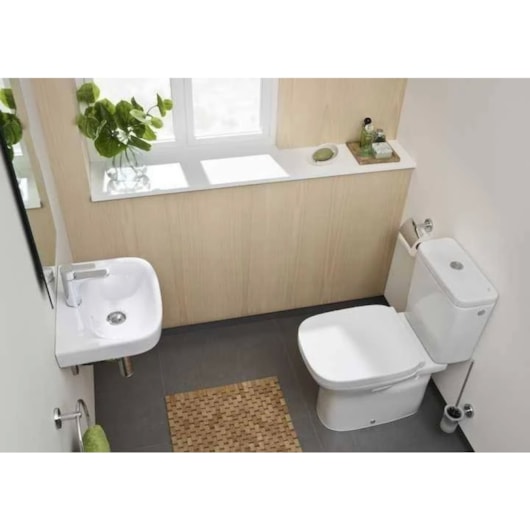 Conjunto Vaso Sanitário E Caixa Acoplada Com Duplo Acionamento Debba Classic Branco Roca - Imagem principal - 07d7270c-d141-4c13-8861-49b7cd07468f