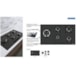 Cooktop A Gás 5 Bocas Side Plus 5gg Tri 90  94709/301 Bivolt Vidro Preto Tramontina - 3b2b1428-3abd-489f-871f-23d6a554d299