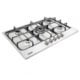 Cooktop A Gás Em Aço Inox New Penta 5 Bocas Com Acendimento Automático Tramontina - 0e0cff40-13ce-448f-bfb5-3cb87c71160a