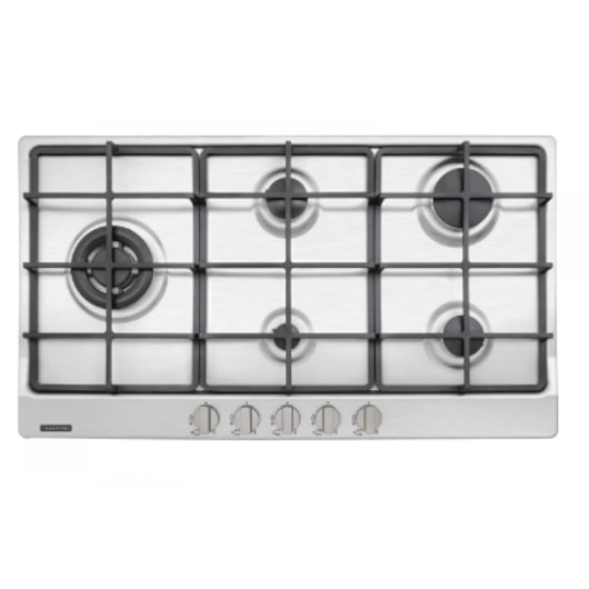 Cooktop A Gás Penta Plus 5 Bocas Inox e Ferro Fundido Tramontina - Imagem principal - 4674633c-3c25-4d2c-9d1a-1ab3e3b57617