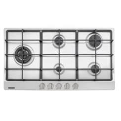 Cooktop A Gás Penta Plus 5 Bocas Inox E Trempes Em Ferro Fundido Tramontina