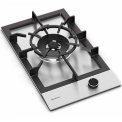 Cooktop A Gás Zurique 1 Boca Aço Inox 30Cm Bivolt Debacco