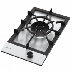 Cooktop A Gás Zurique 1 Boca Aço Inox 30Cm Bivolt Debacco