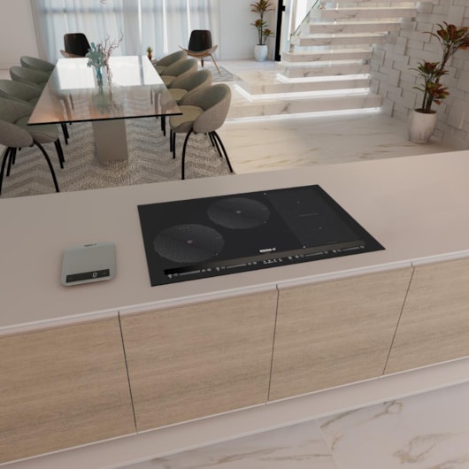 Cooktop De Embutir Por Indução Guru Black Tramontina - Imagem principal - 50da9540-b6a8-41a9-a8ba-ee6969355728