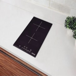 Cooktop por Indução Dominó Slider 2EI 30 com 2 Áreas de Aquecimento e Comando Touch Tramontina