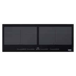 Cooktop por Indução Slim Slider Bridge 4EI 90 em Vidro Preto Tramontina 