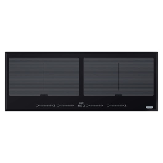 Cooktop por Indução Slim Slider Bridge 4EI 90 em Vidro Preto Tramontina  - Imagem principal - 6260a4bd-b3b3-49e5-9b55-2961f2b2b95f