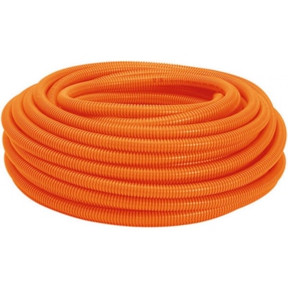 Corrugado Flexível Laranja 20mm Rolo Com 50m Amanco