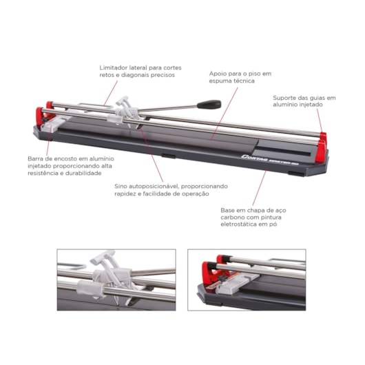 Cortador De Piso Manual Master 090 Cortag - Imagem principal - 4aeece3b-9a49-4d43-9644-47aa5131dc88