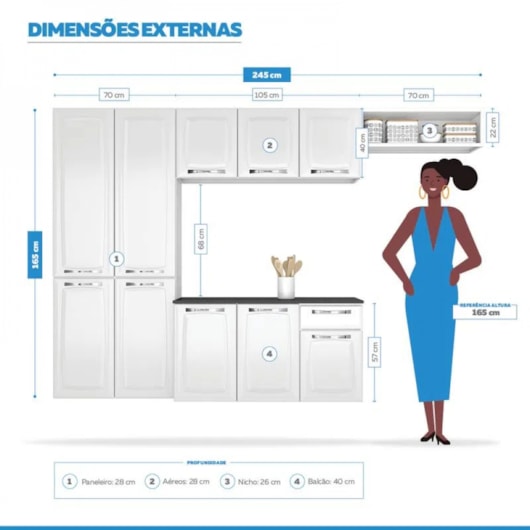 Cozinha Amanda Branco Itatiaia - Imagem principal - f5291279-b97d-40ae-9bc7-c183caf25464