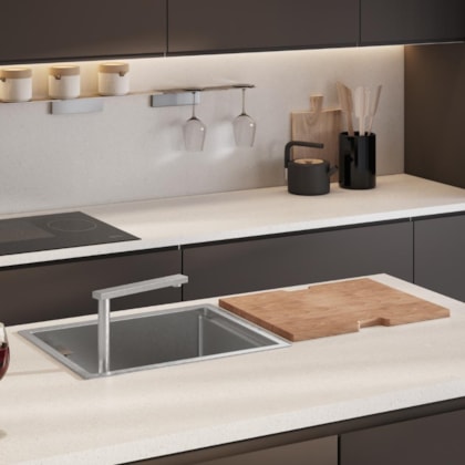 Cuba Cozinha Suprahide Inox Deca 50X40cm