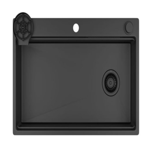 Cuba Cozinha WorkStation Black Matte Deca 75X40cm - Imagem principal - 05de3b09-b1ef-465e-b2e9-743eb9fd0f64