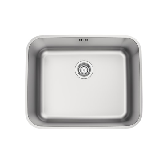 Cuba De Aço Inox Com Escape Acetinado Tramontina 50x40 cm - Imagem principal - 473da20e-adac-4492-a724-fc392850171a